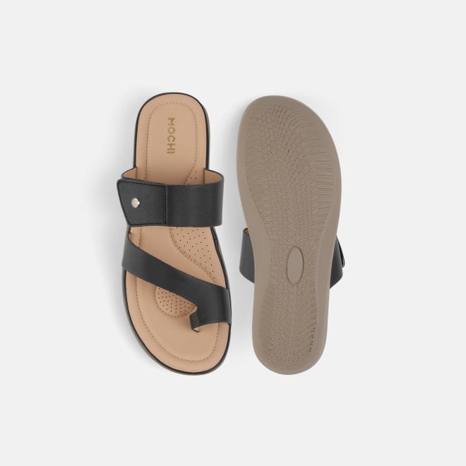 Mochi Women Black Casual Slip Ons (SKU: 32-801386-11-36)