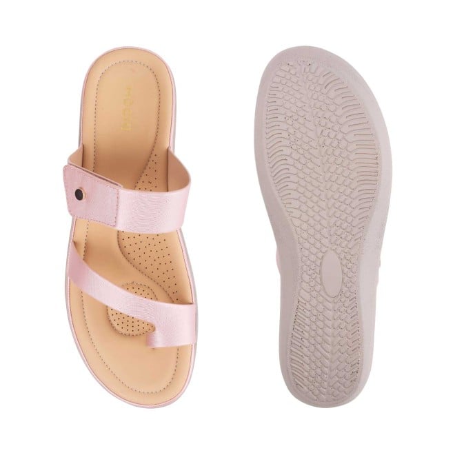 Mochi Women Pink Casual Slip Ons (SKU: 32-801386-24-36)