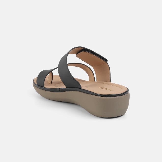 Mochi Women Black Casual Slip Ons (SKU: 32-801386-11-36)