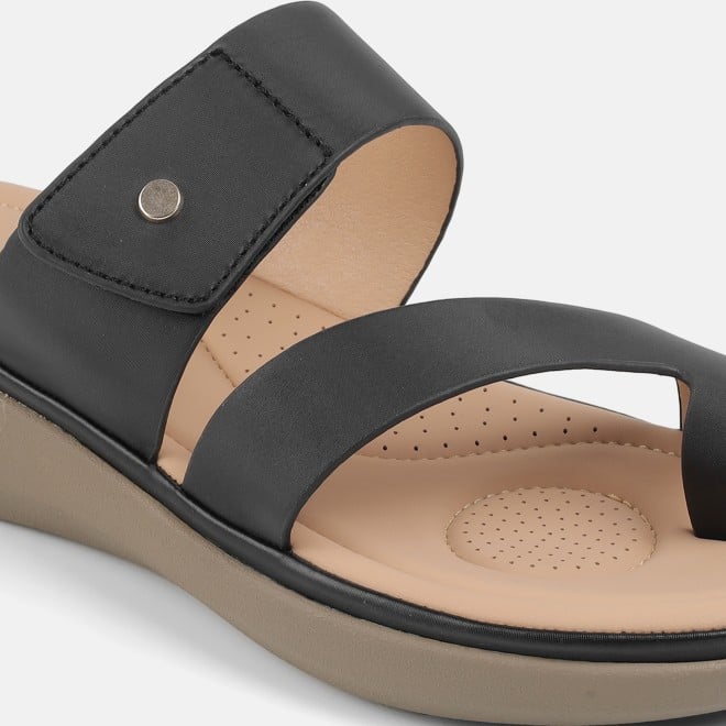 Mochi Women Black Casual Slip Ons (SKU: 32-801386-11-36)