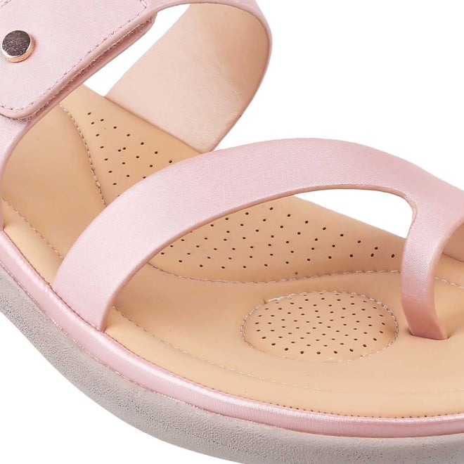 Mochi Women Pink Casual Slip Ons (SKU: 32-801386-24-36)
