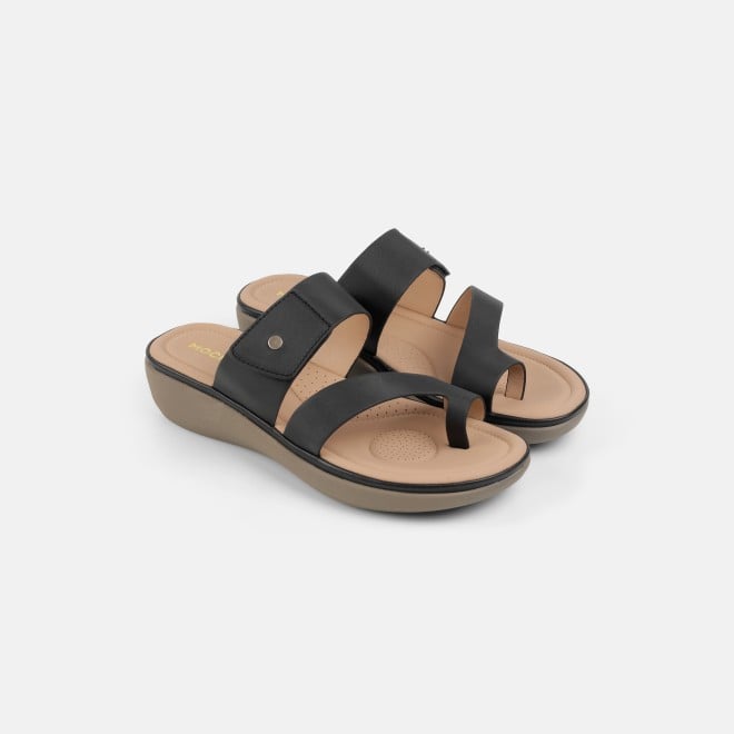 Mochi Women Black Casual Slip Ons (SKU: 32-801386-11-36)