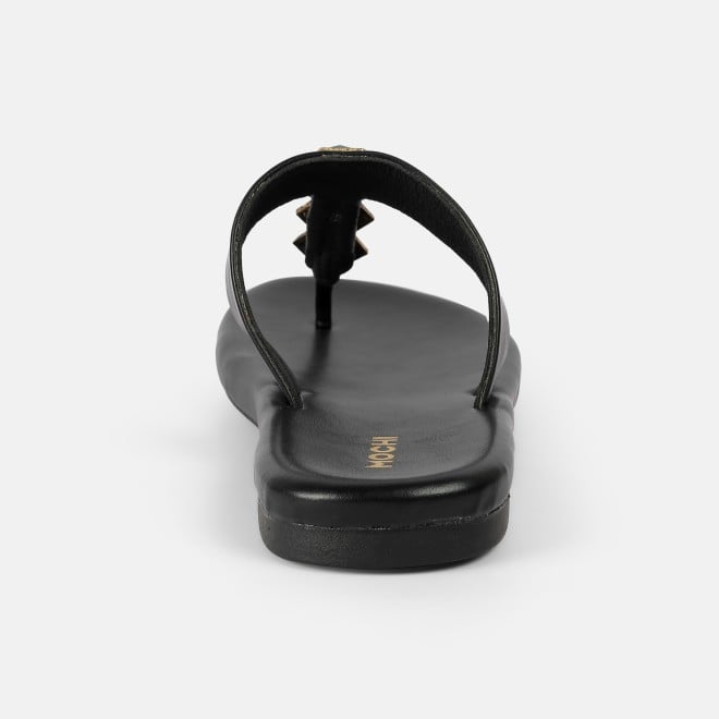 Mochi Women Black Ethnic Slippers (SKU: 32-801461-11-36)