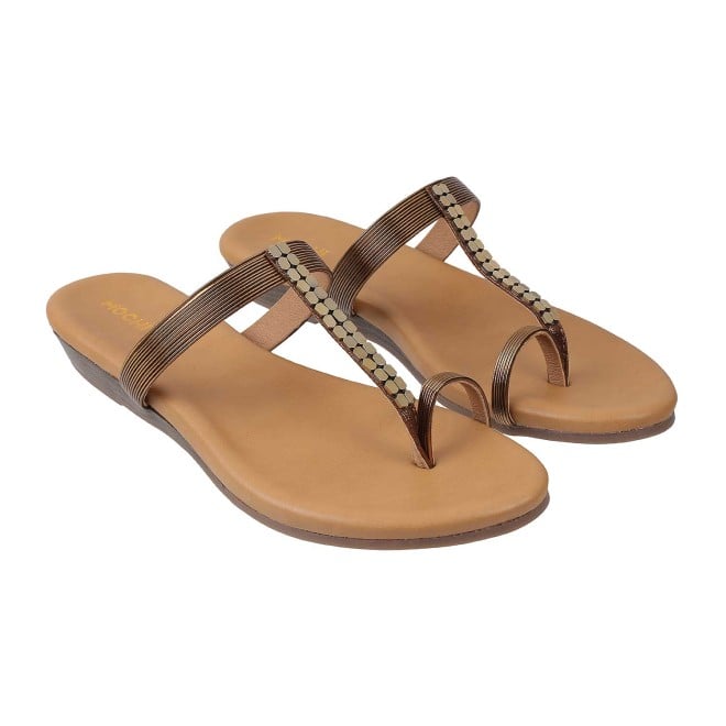 Mochi Women Antic-gold Casual Slippers (SKU: 32-801649-28-37)