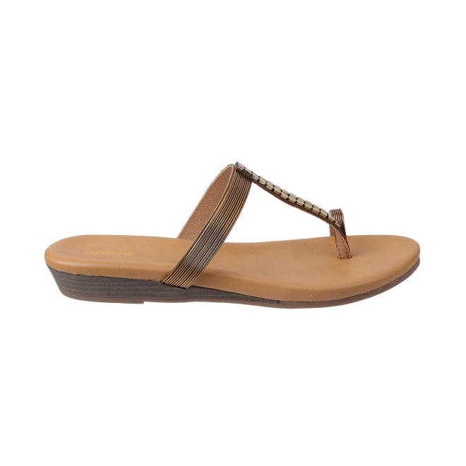 Mochi Women Antic-gold Casual Slippers (SKU: 32-801649-28-37)