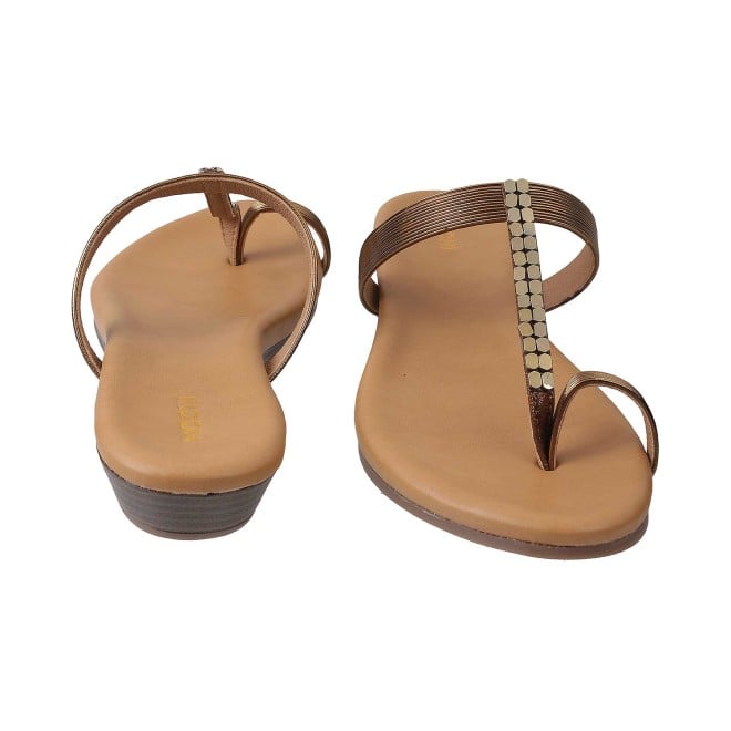 Mochi Women Antic-gold Casual Slippers (SKU: 32-801649-28-37)