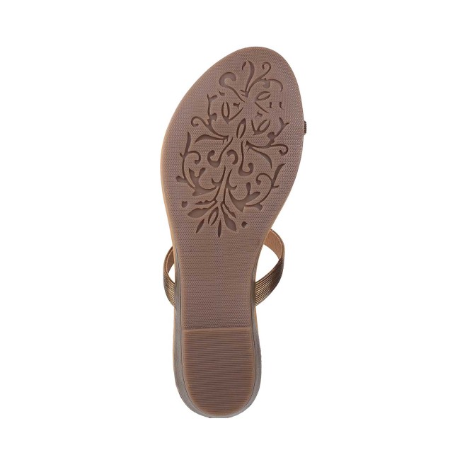 Mochi Women Antic-gold Casual Slippers (SKU: 32-801649-28-37)