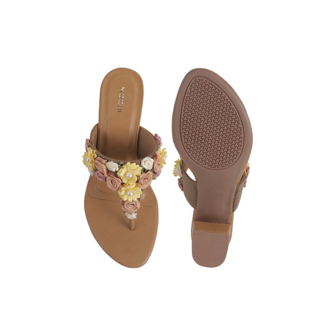 Mochi Women Antique Gold Casual Slip on (SKU: 32-805-28-37)