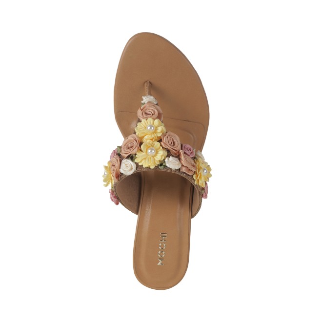 Mochi Women Antique Gold Casual Slip on (SKU: 32-805-28-37)