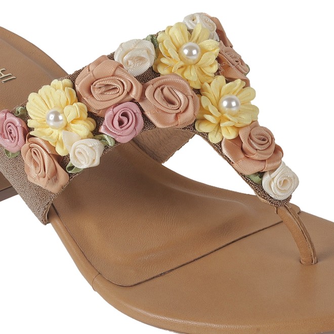 Mochi Women Antique Gold Casual Slip on (SKU: 32-805-28-37)