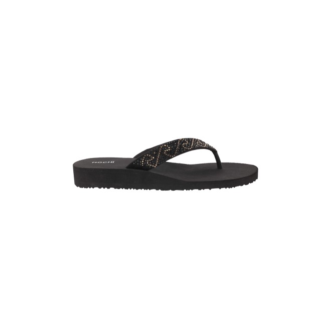 Mochi Women Black Casual Slippers (SKU: 32-818-11-37)