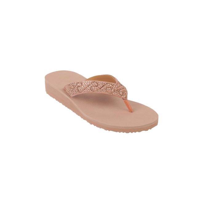 Mochi Women Rose-gold Casual Slippers (SKU: 32-818-52-37)