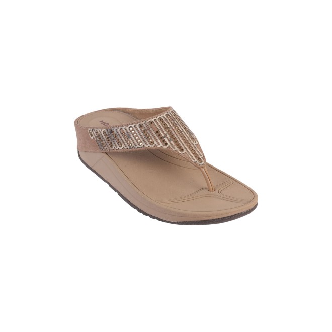 Mochi Women Beige Casual Slip-Ons (SKU: 32-824-20-37)