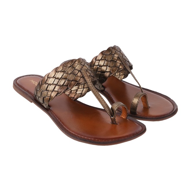 Mochi Women Antic-gold Casual Slip Ons (SKU: 32-901800-28-36)