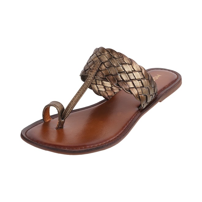 Mochi Women Antic-gold Casual Slip Ons (SKU: 32-901800-28-36)