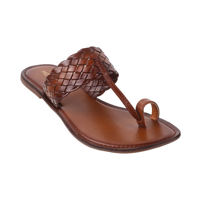Women Tan Casual Slip Ons
