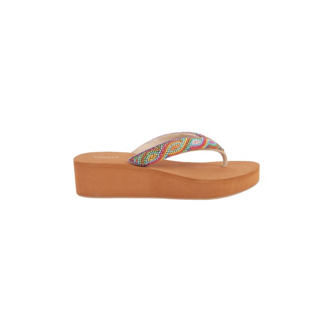 Buy Mochi Women Beige Casual Slippers Online | SKU: 32-936-20-36