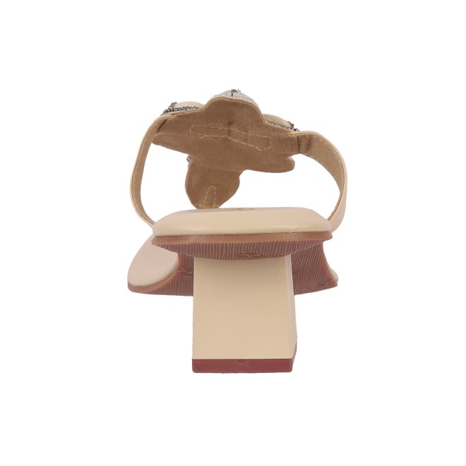 Mochi Women Beige Casual Slippers (SKU: 32-951-20-36)