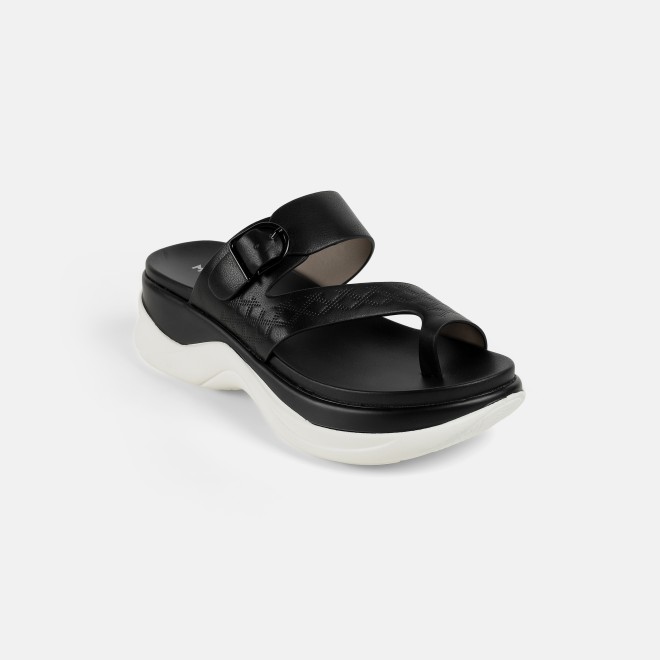 Mochi Women Black Casual Slip Ons (SKU: 32-9662-11-36)