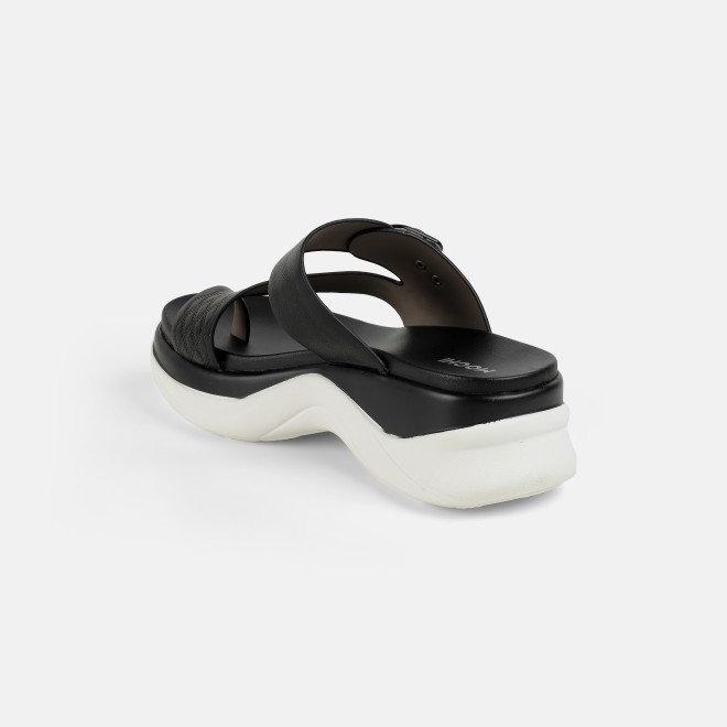 Mochi Women Black Casual Slip Ons (SKU: 32-9662-11-36)