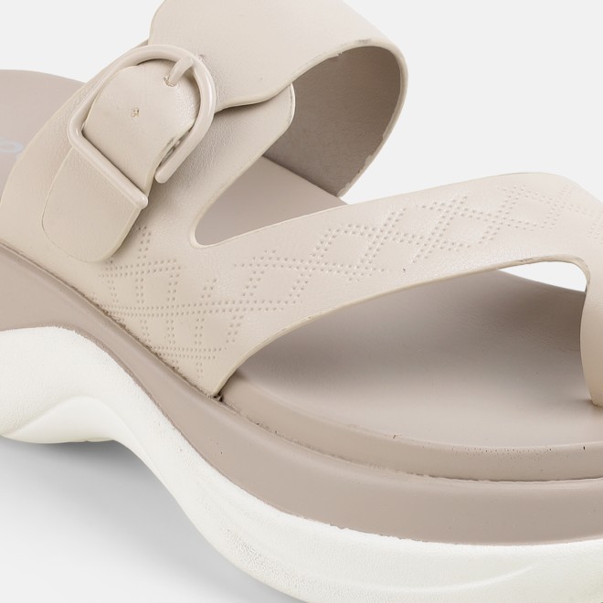 Mochi Women Beige Casual Slip Ons (SKU: 32-9662-20-36)