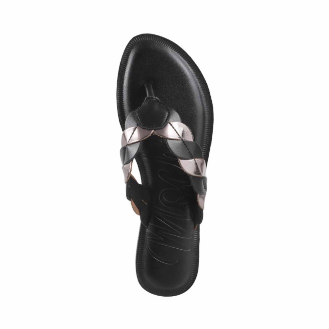 Mochi Women Black Casual Slippers (SKU: 32-980-11-36)