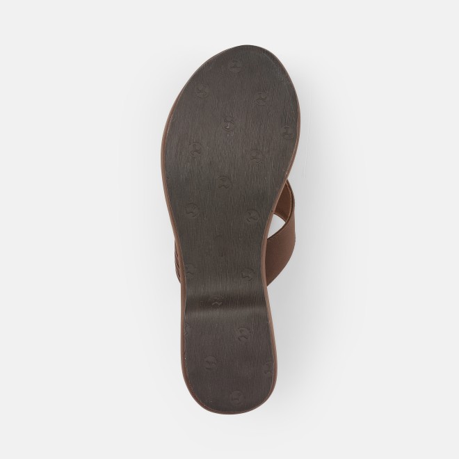 Mochi Women Brown Casual Slip Ons (SKU: 32-984-12-42)