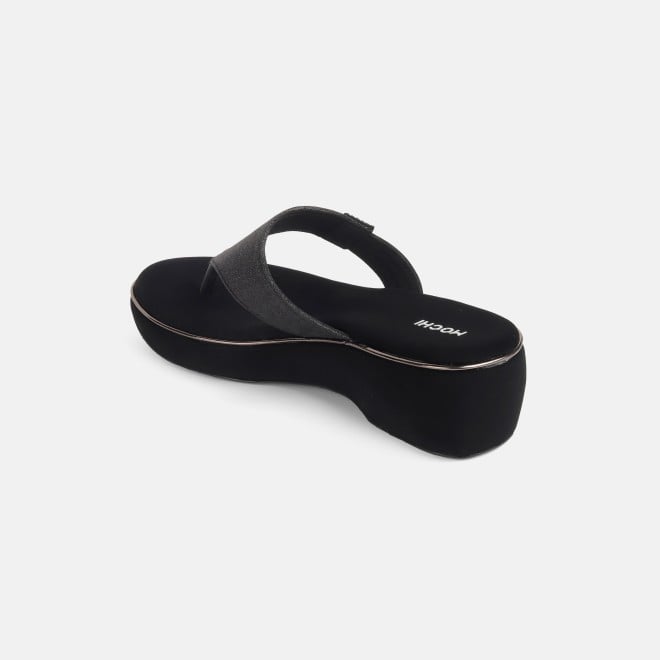 Mochi Women Black Casual Slip Ons (SKU: 32-984L-11-42)