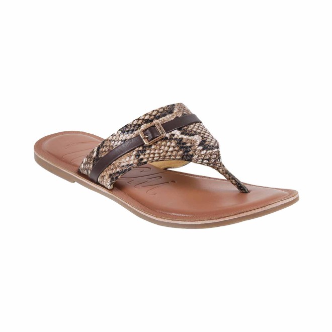 Mochi Women Brown Casual Slippers (SKU: 32-996-12-37)