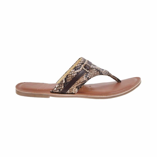 Mochi Women Brown Casual Slippers (SKU: 32-996-12-37)