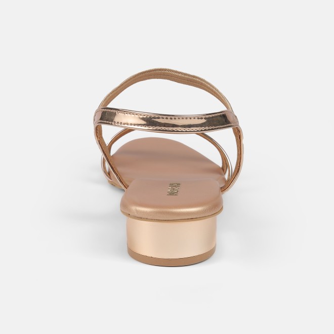 Mochi Women Rose-gold Casual Sandals (SKU: 33-1001-52-36)