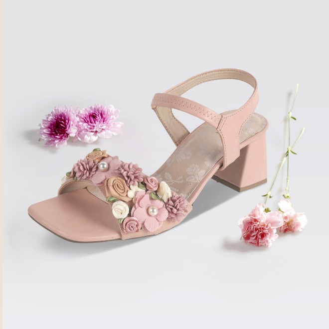 Mochi Women Pink Casual Sandals (SKU: 33-1007-24-36)