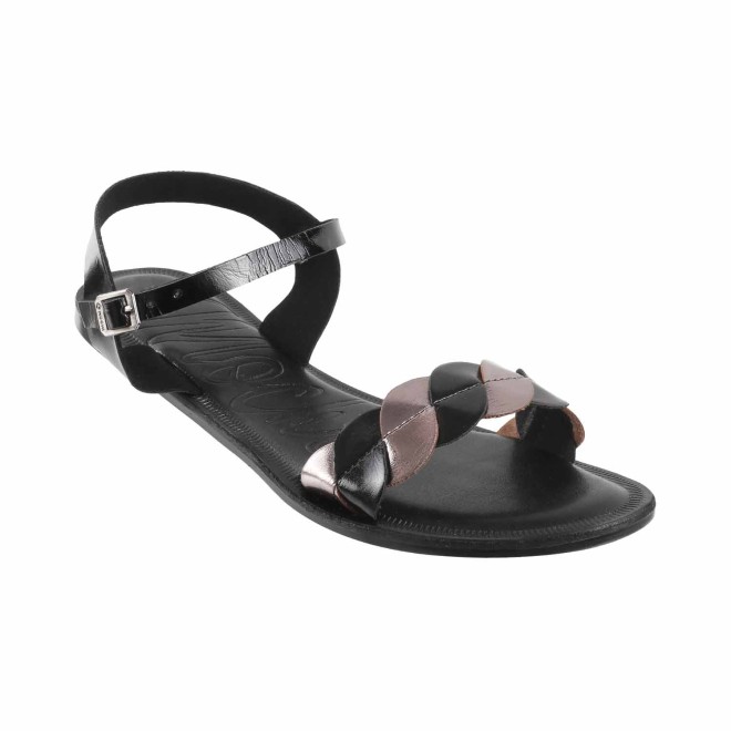Mochi Women Black Casual Sandals (SKU: 33-1039-11-36)