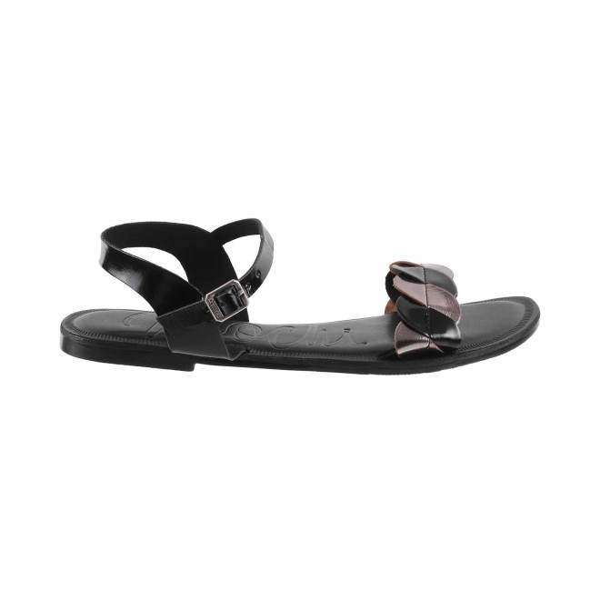 Mochi Women Black Casual Sandals (SKU: 33-1039-11-36)