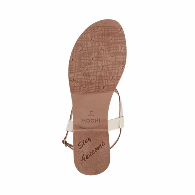 Mochi Women Gold Casual Sandals (SKU: 33-1057-15-36)