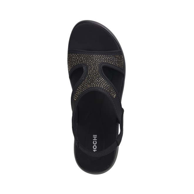 Mochi Women Black Casual Sandals (SKU: 33-1112-11-37)