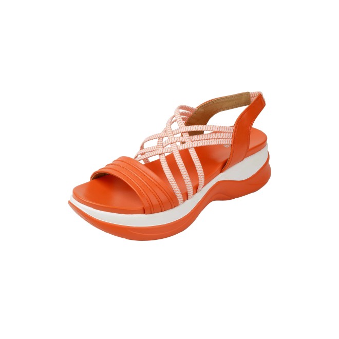 Mochi Women Orange Casual Sandals (SKU: 33-1166-25-36)