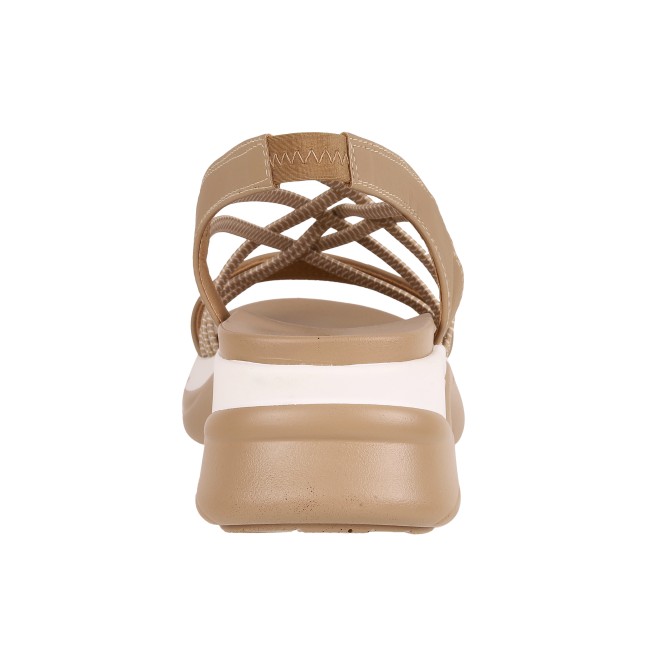 Mochi Women Beige Casual Sandals (SKU: 33-1166-20-36)