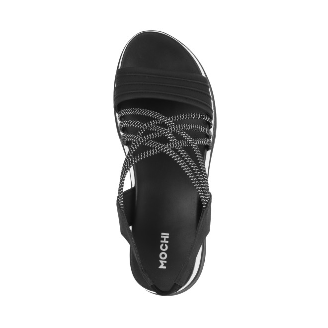 Mochi Women Black Casual Sandals (SKU: 33-1166-11-36)