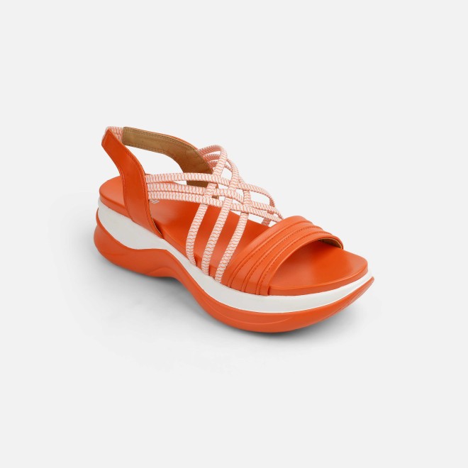 Mochi Women Orange Casual Sandals (SKU: 33-1166L-25-42)