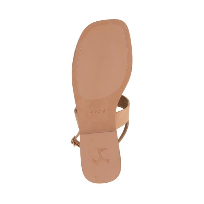 Mochi Women Beige Casual Sandals (SKU: 33-1167-20-36)