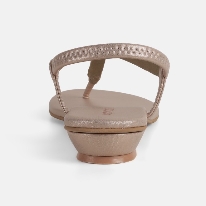 Mochi Women Rose-Gold Casual Sandals (SKU: 33-1169-52-36)