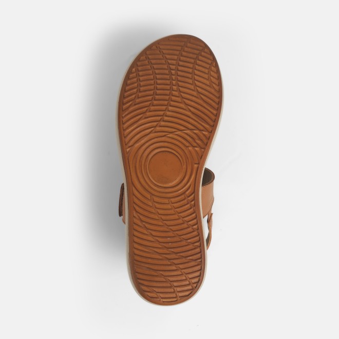 Mochi Women Tan Casual Sandals (SKU: 33-1170-23-36)