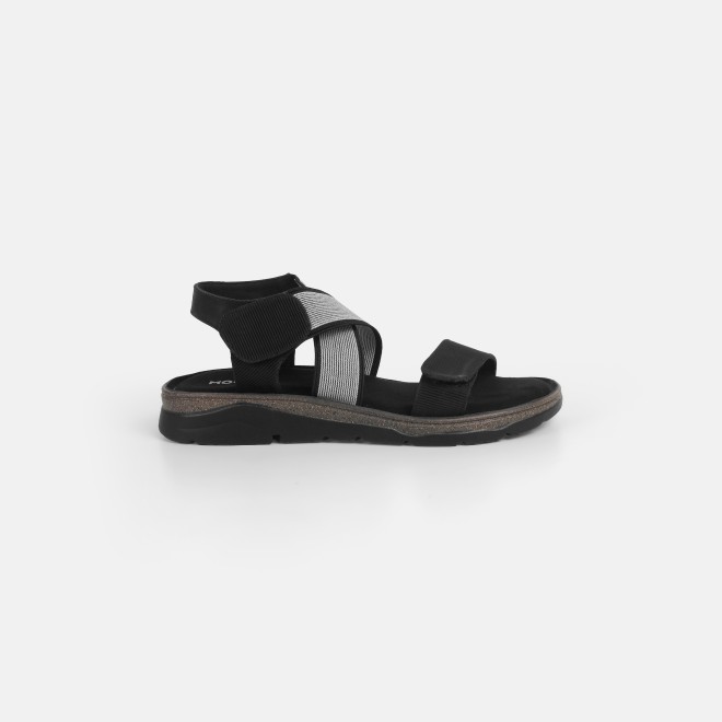 Mochi Women Black Casual Sandals (SKU: 33-1182-11-37)