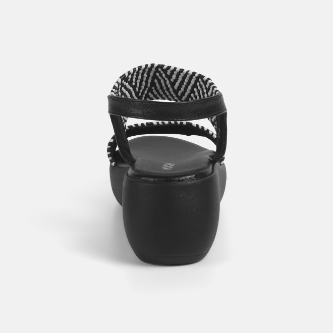 Mochi Women Black Casual Sandals (SKU: 33-1200-11-37)