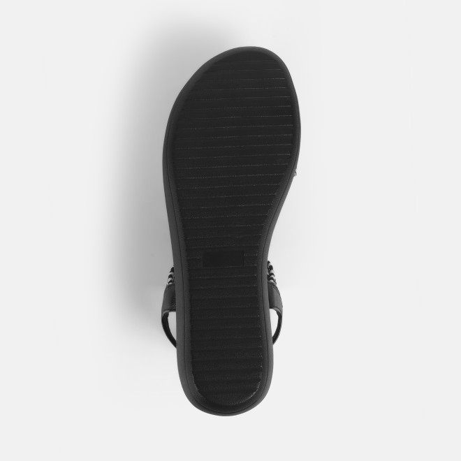 Mochi Women Black Casual Sandals (SKU: 33-1200-11-37)