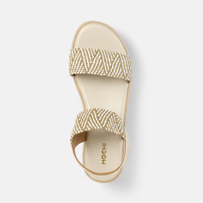 Mochi Women Beige Casual Slippers (SKU: 33-1200-20-40)
