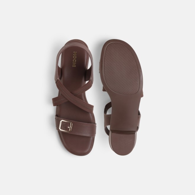Mochi Women Brown Casual Sandals (SKU: 33-1206-12-36)