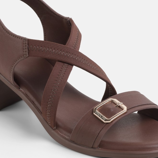 Mochi Women Brown Casual Sandals (SKU: 33-1206-12-36)