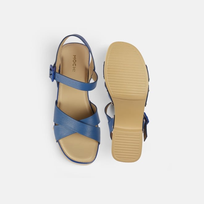 Mochi Women Blue Casual Sandals (SKU: 33-1208-45-36)